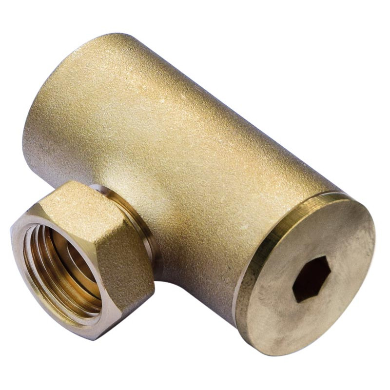 Swivel nut 3/4" female T fitting