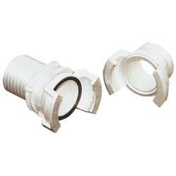 1/2 ribbed fire hose connection - 2" - 50/60 mm