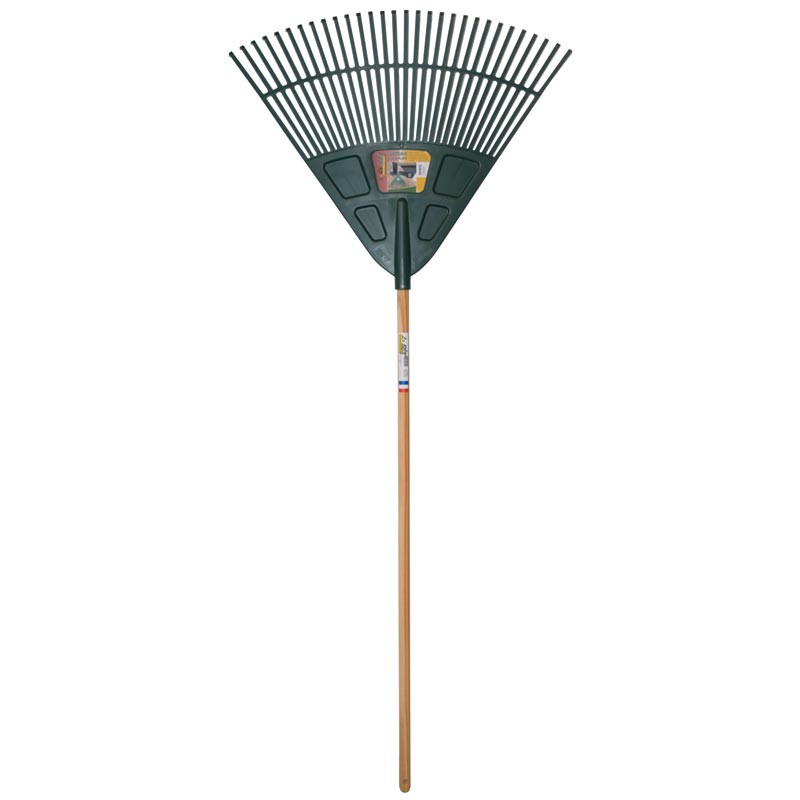 Leaf rake 80 cm - Shaft fitted