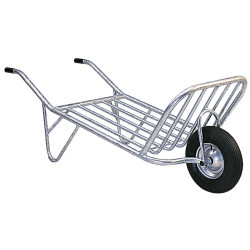 One-wheel mettalic fodder wheelbarrow