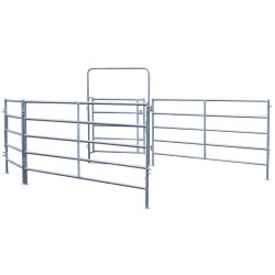 Pen for group calf hutch