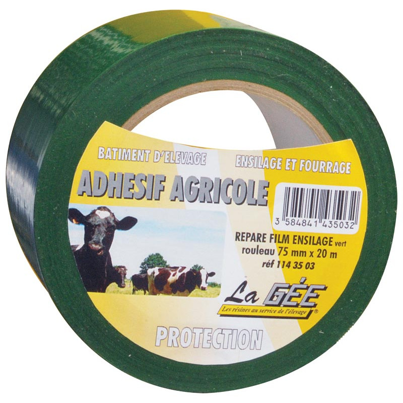 Agricultural adhesive repair tape (green)