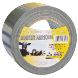 Reinforced agricultural adhesive tape