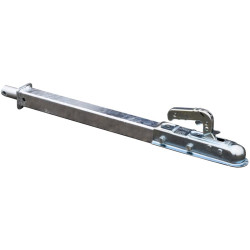 Coupling ball tow bar for 4-wheel feed trolley